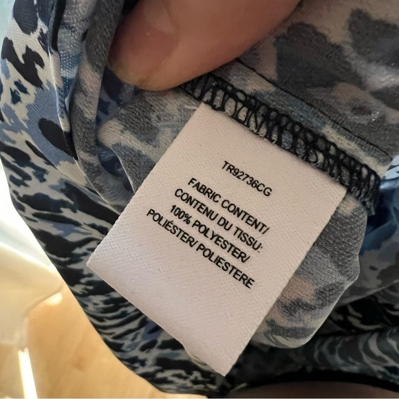 Derek‎ Lam 10 Crosby NWOT Women's Leopard Print Blouse with Long Sleeves Size 2 - Picture 10 of 12